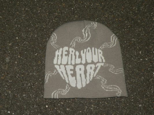 Bonnet heal your heart gris ( exclu )
